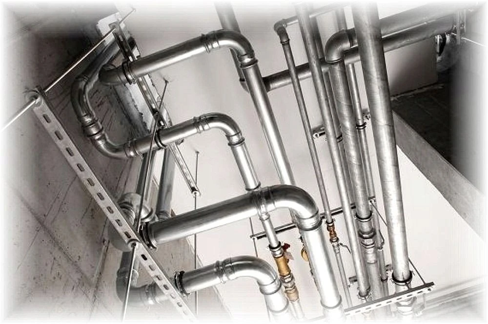 Plieninis cinkuotas presuojamas vamzdis KAN-therm 22x1,5, 6m