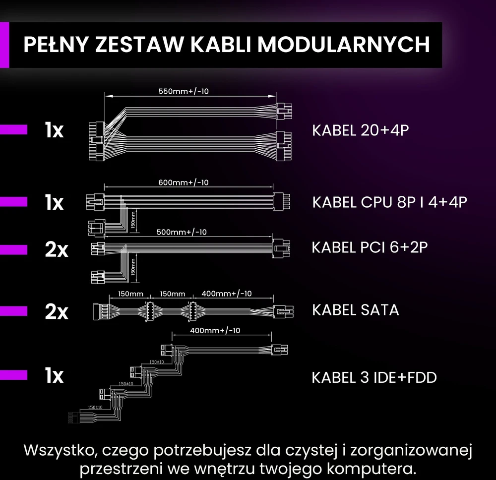 PREYON Eagle Power Bronze 650W (PEPB650W) maitinimo šaltinis