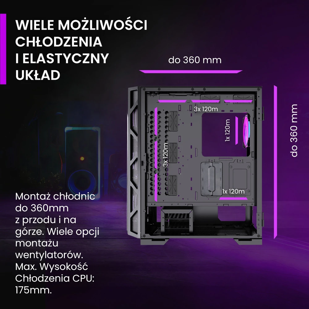 Kompiuterio korpusas PREYON Nest Meshy+