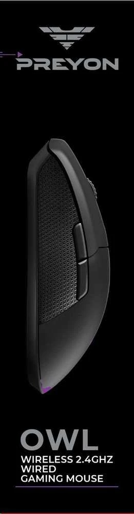 PREYON Owl belaidė žaidimų pelė| 16000 DPI