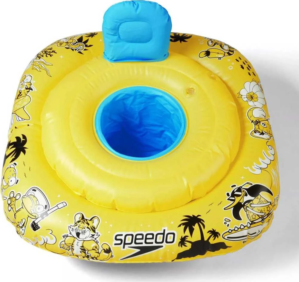 Speedo Pripučiamas plaukimo sėdėjimas Speedo Swim Seat 1-2 metų ryškiai geltona/juoda/žydra mėlyna