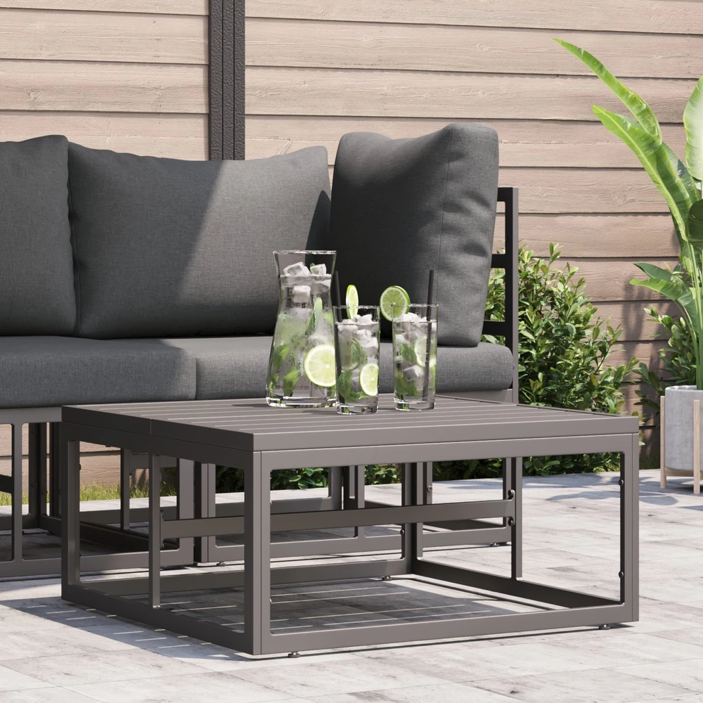 Lauko Baldai metalas Juoda 70 x 70 x 32 cm