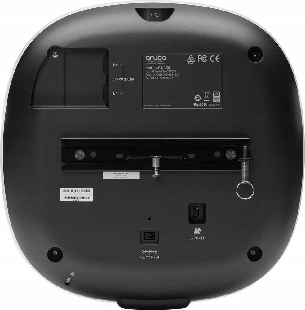 Maršrutizatorius Hewlett Packard (HP) HPE Aruba Networking AP-535 (RW) Dual Radio 4×4 802.11ax Internal Antennas Unified Campus AP 3550 Mbit/ai Balta Maitinimas per Eternetą (PoE)