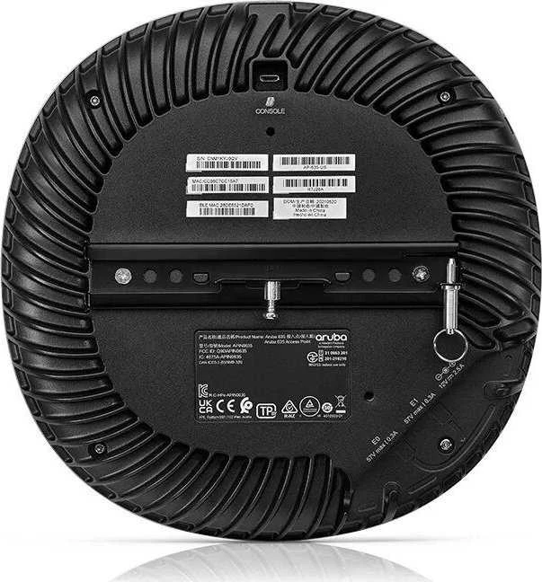 Maršrutizatorius Hewlett Packard (HP) HP1 HPE Aruba Networking AP-615-RW Dual Radio Tri Band 2×2 Wi-Fi 6E Int Antennas Campus AP 2400 Mbit/ai Balta Maitinimas per Eternetą (PoE)