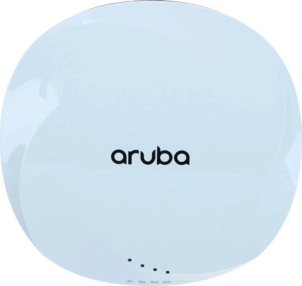 Maršrutizatorius Hewlett Packard (HP) HPE Aruba Networking AP-635 (RW) Tri Radio 2×2 802.11ax Wi-Fi 6E Internal Antennas Campus AP 2400 Mbit/ai Balta Maitinimas per Eternetą (PoE)