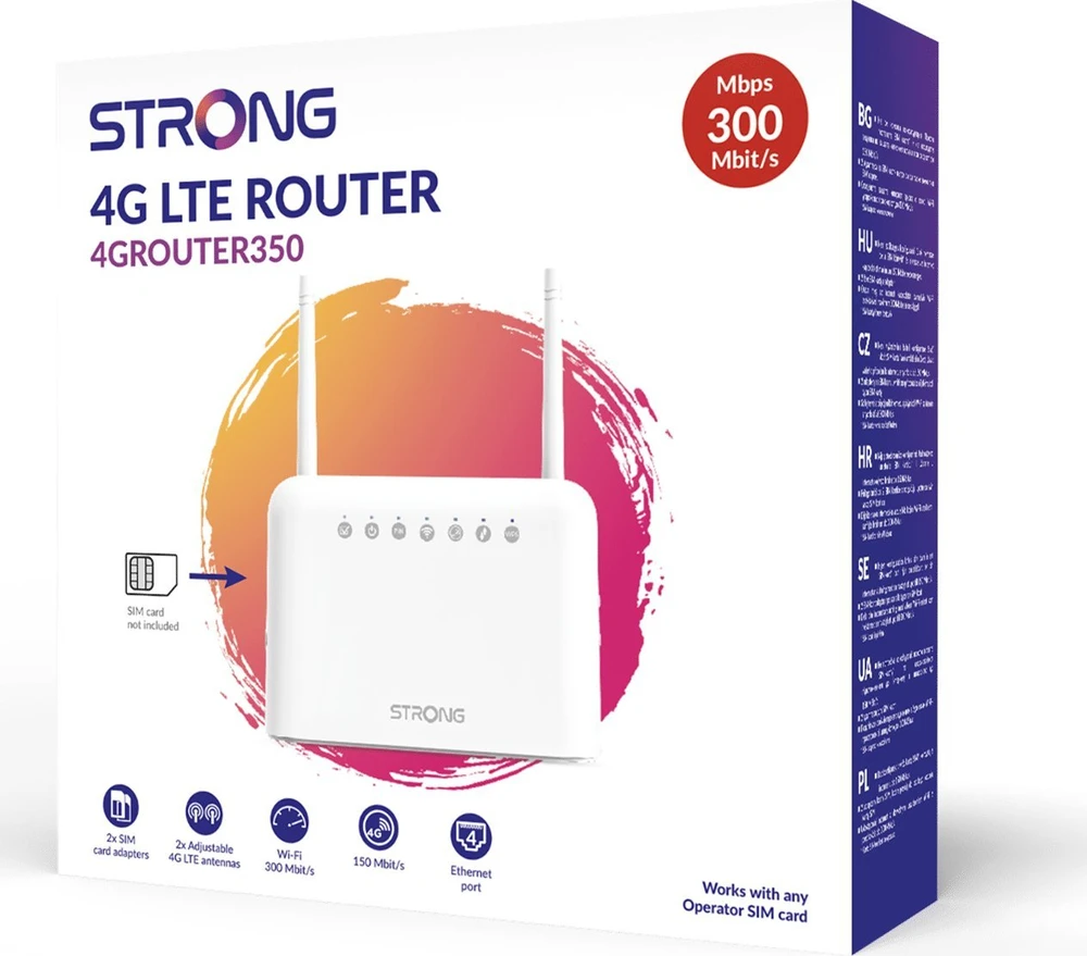 Maršrutizatorius Strong 4G LTE Maršrutizatorius 350 (4GROUTER350)