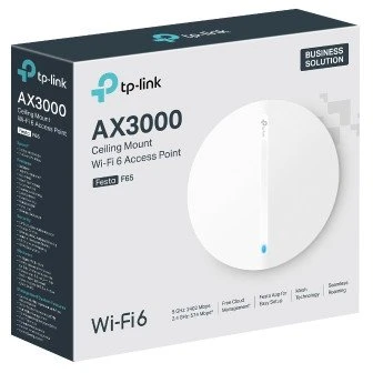 Maršrutizatorius TP-Link WL-AP prieigos taškas Festa F65 (AX3000)