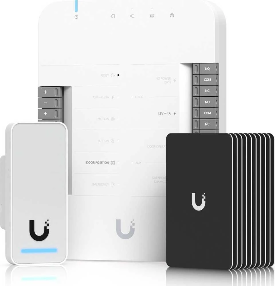 Maršrutizatorius Ubiquiti G2 Starter Kit security access control system Juodas, Sidabrinis