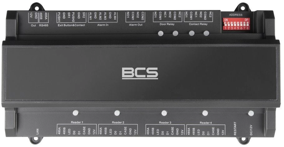 BCS kontroleris su jungčių blokais