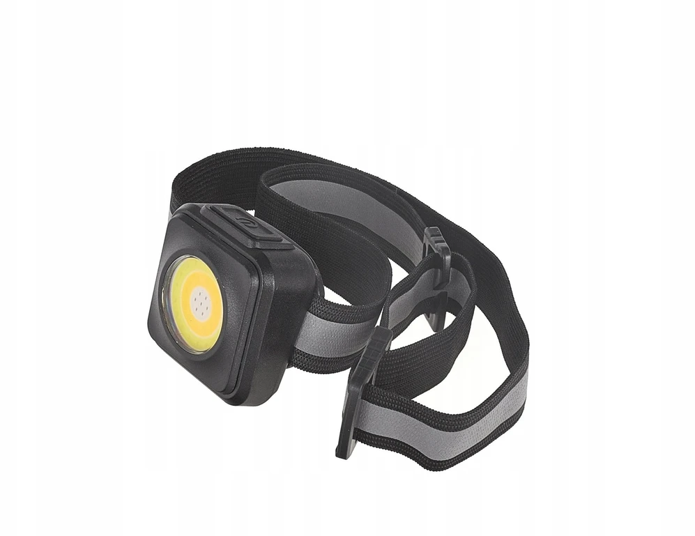 Priekinė žibintuvėlė Geko Priekinė žibintuvėlė atspari smūgiams su atšvaitu LED COB 3W 500mAh 500lm IP44 (240)