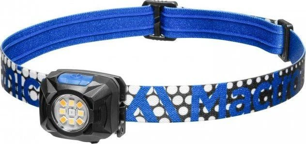 Mactronic 400lm įkraunamas galvos žibintuvėlis Rebel (mėlynas) AHL0062