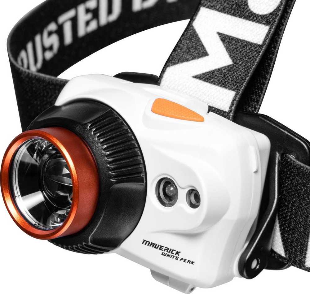Priekinis žibintas MacTronic Maverick Baltas Peak 320