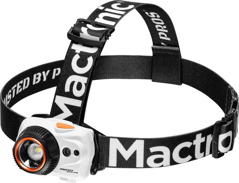 Priekinis žibintas MacTronic Maverick Baltas Peak 320