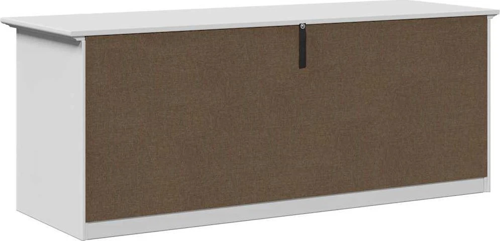 Prieškambario suolas "BODO" Baltas 114x40x45 cm