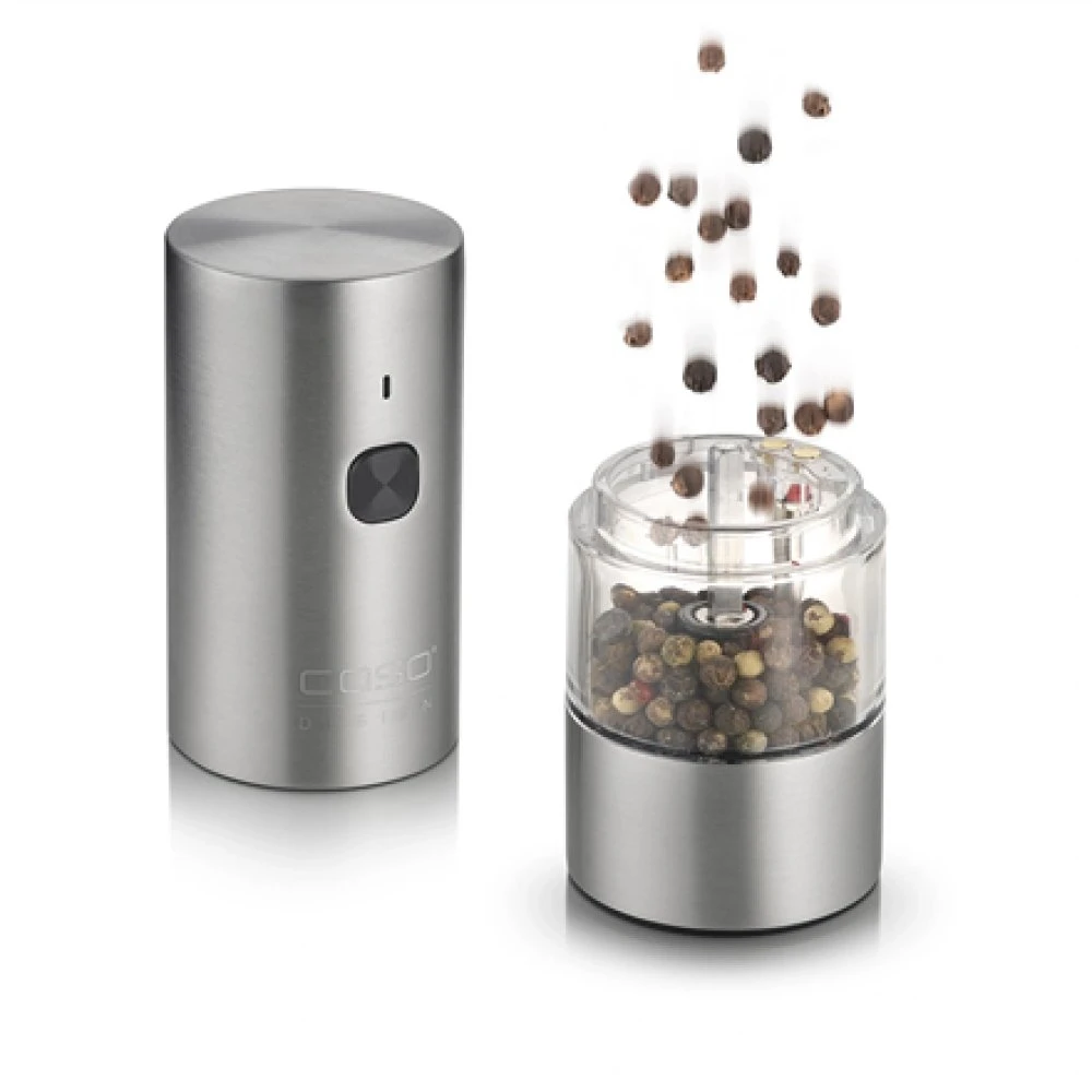 Caso Salt and Pepper Grinder | SpiceDuo | Electric | Housing material Nerūdijantis plienas | Lithium