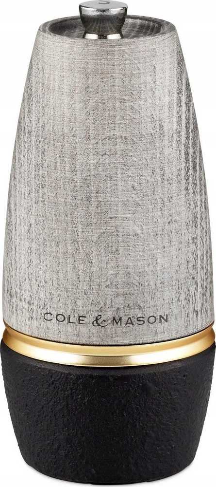 Prieskonių malūnėlis Cole & Mason Cole & Mason H322015, Juodas, Pilkas, Wood, Salt, 135 mm