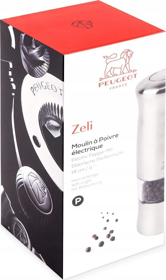 Peugeot Pepper grinder, electric, Zeli