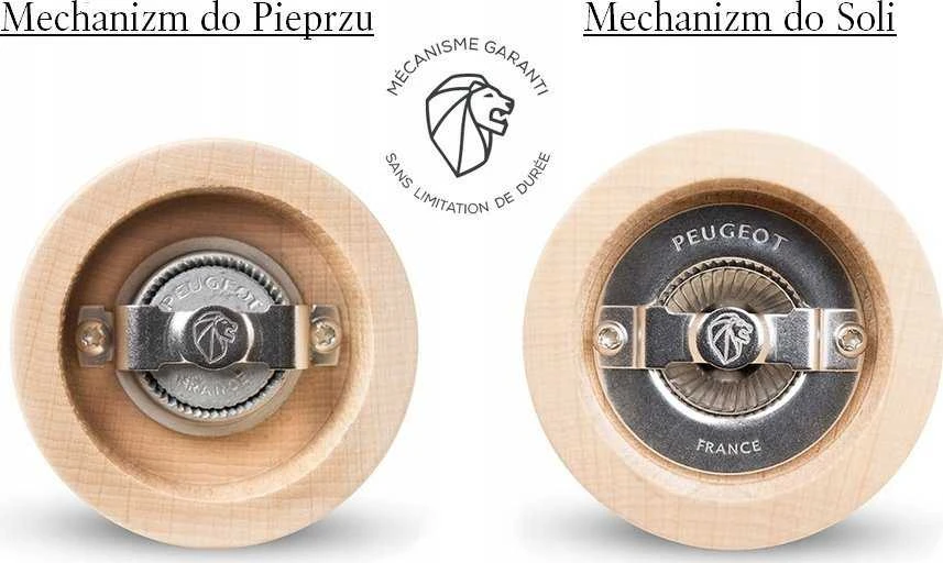 Peugeot Druskos ir pipirų rinkinys, 15 cm, Vanduo, Tahiti Duo