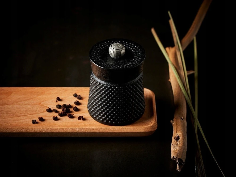 Peugeot Pepper grinder, 8 cm, juodas, Bali Cast Iron