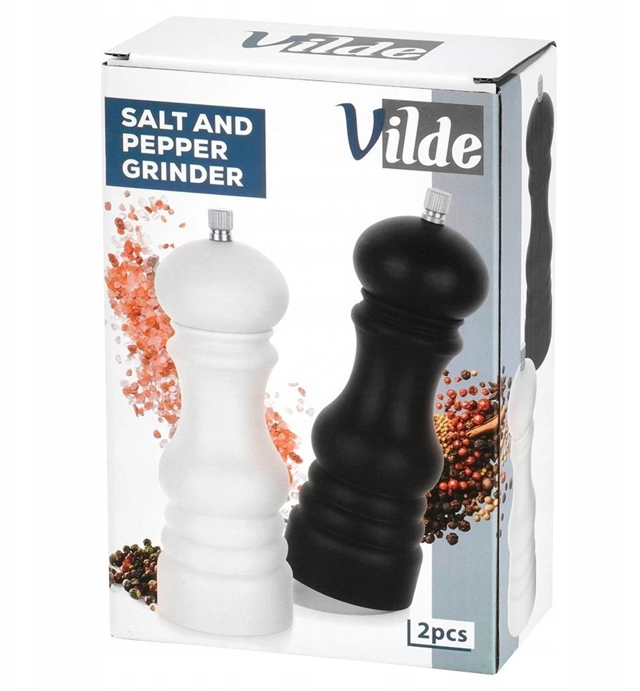 Vilde Rankiniai malūnėliai prieskoniams 18 cm 2 vnt.