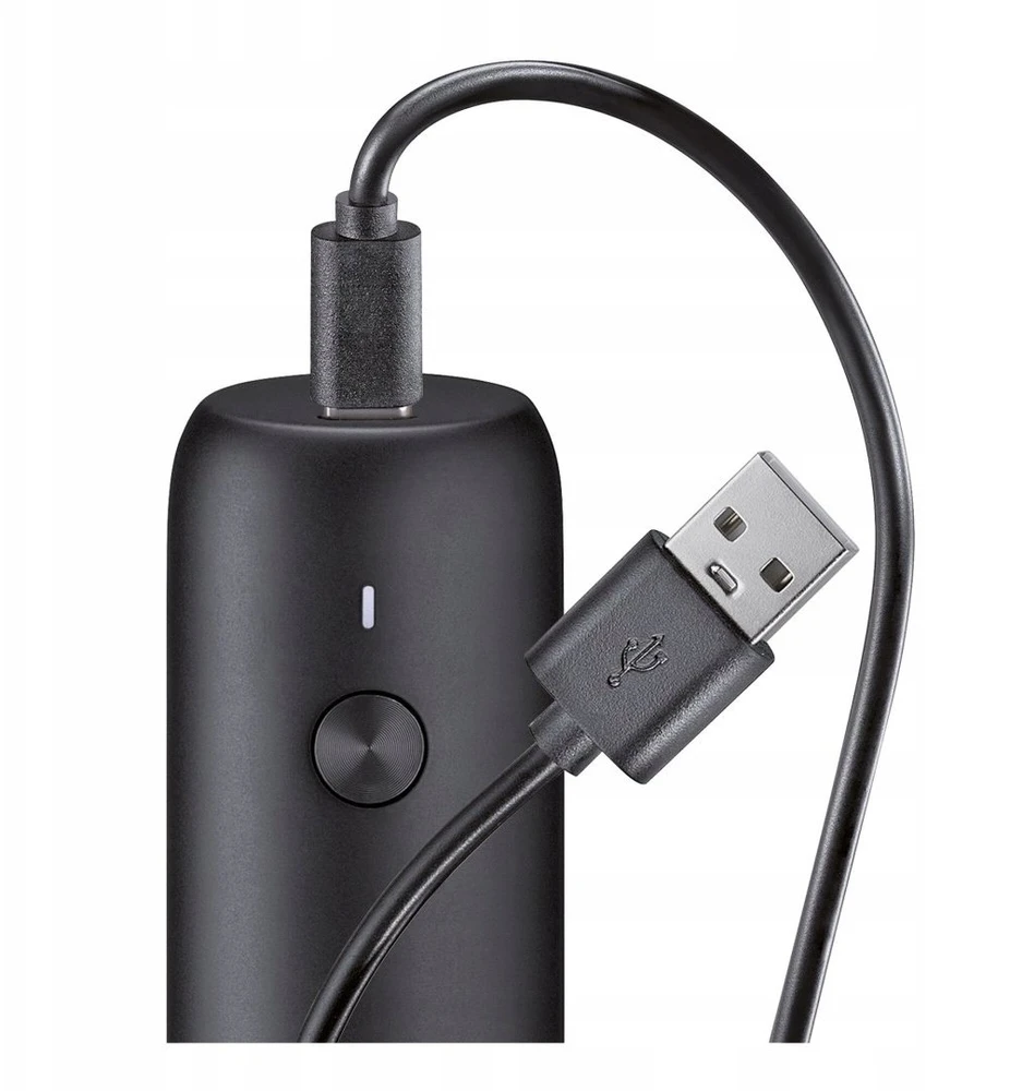 Prieskonių malūnėlis Zassenhaus Pepper Mill Kolonia USB Electric, 14 cm, juodas (033137)