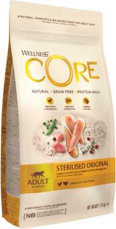 Prima CORE Cat Adult Sterilized vištiena with kalakutiena Recipe 1,75 kg