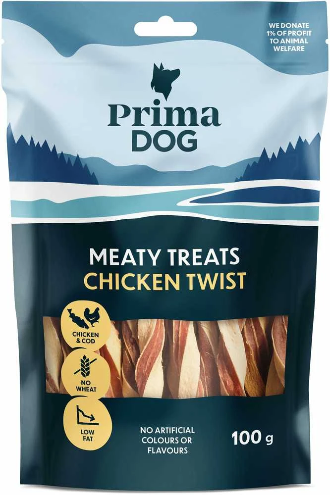 Skanėstas šunims Prima Chicken Twist 35-815, 0.1kg