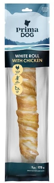 Skanėstas šunims Prima Baltas Roll 35-874, 0.175 kg