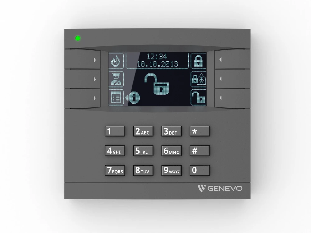 Genevo PRIMA LCD GY-BK LCD grafinė klaviatūra PRiMA valdymo pultams