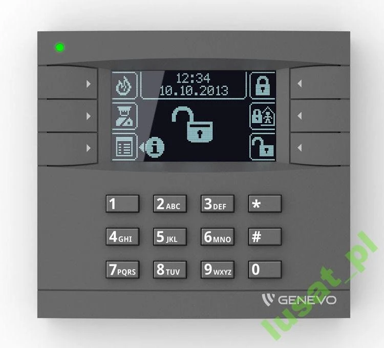 Genevo PRIMA LCD GY-BK LCD grafinė klaviatūra PRiMA valdymo pultams