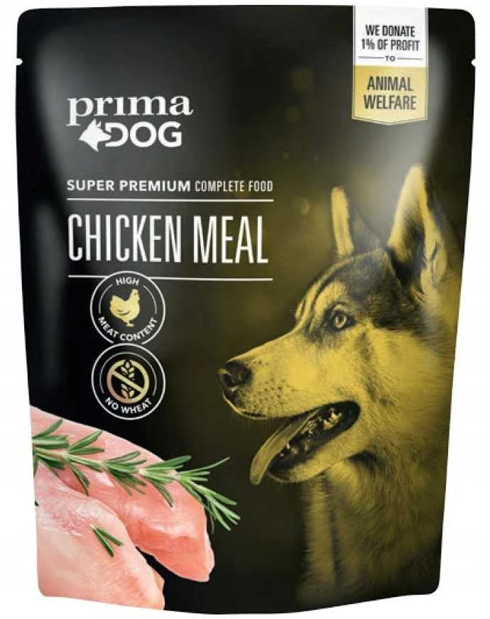 Šlapias šunų maistas Prima vištiena Meal 35-863, 0.26 kg