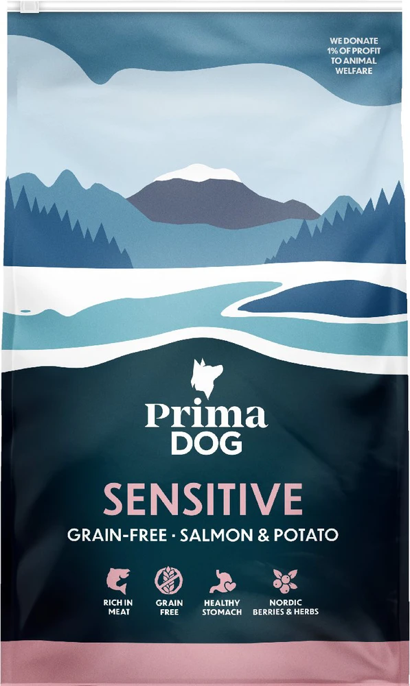 Prima PRIMADOG lašiša-POTATO ADULT DOGS 3 KG