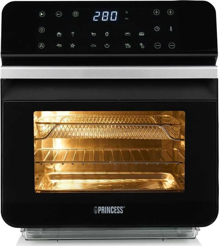 Gruzdintuvė Princess | Steam Airfryer Oven | 182085 | Power 1550 W | Juodas