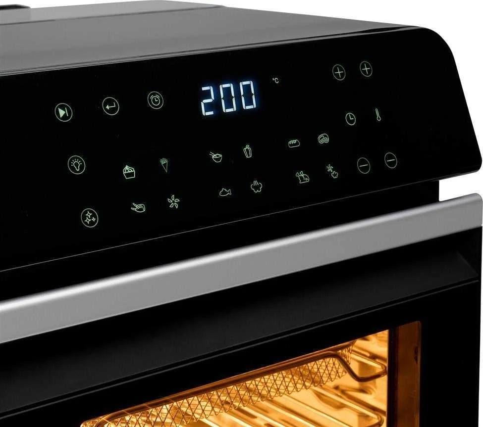 Gruzdintuvė Princess | Steam Airfryer Oven | 182085 | Power 1550 W | Juodas