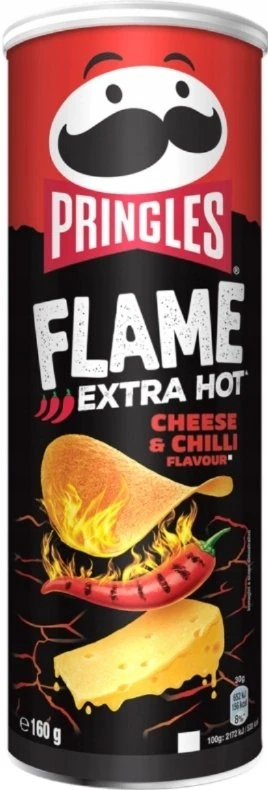 Pringles Chipsy aštrus Flammin' sūris 160g