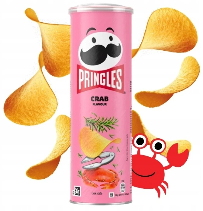 Pringles Traškučiai krabų skonio 165 g