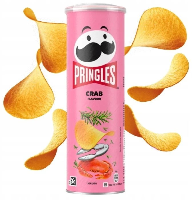 Pringles Traškučiai krabų skonio 165 g