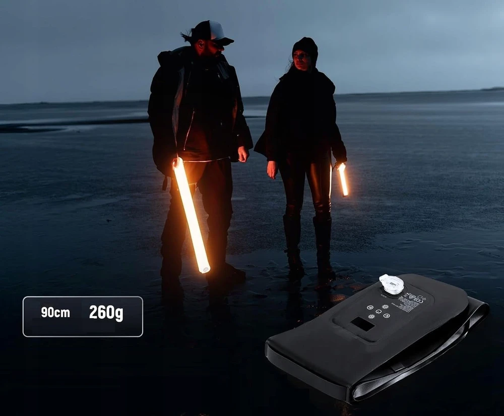 NEEWER LED šviesos lazda 90 cm, dvikolorė, 21 W, 2500 mAh, USB-C, GC21B