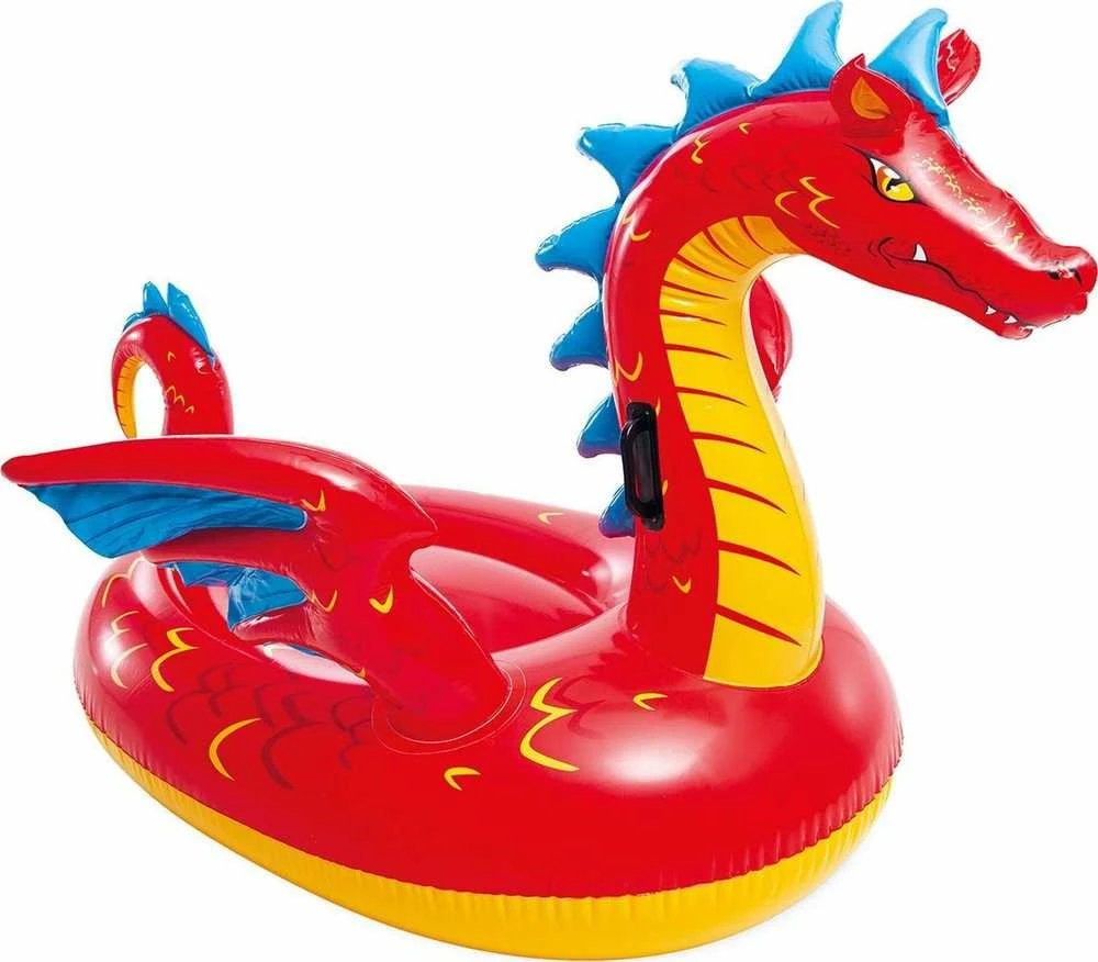 Pripučiamas plaustas INTEX Dragon 198x173cm
