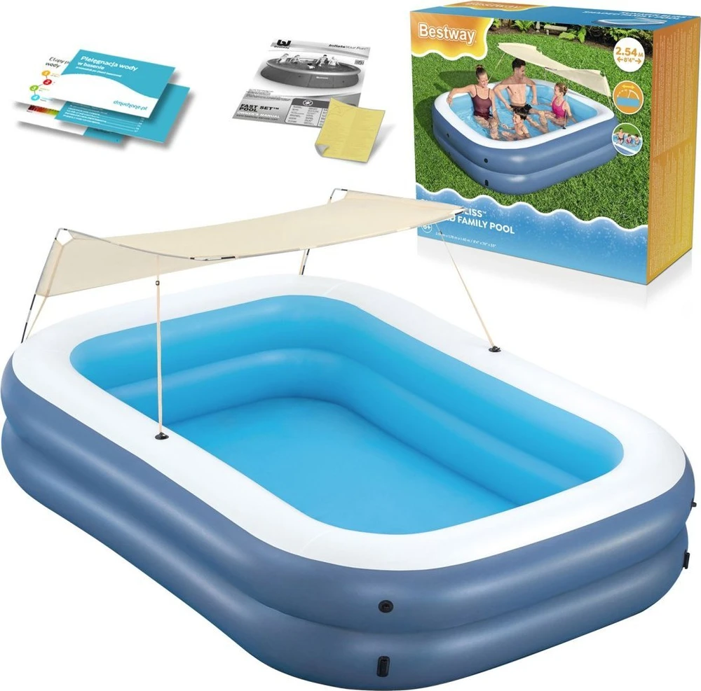 Baseinas 254x178x140cm Su stogu BESTWAY