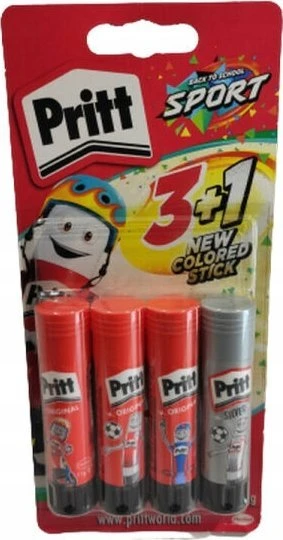 Pritt klijų pieštukas 3+1 11 g BTS2024 Nuotykiai gamtoje