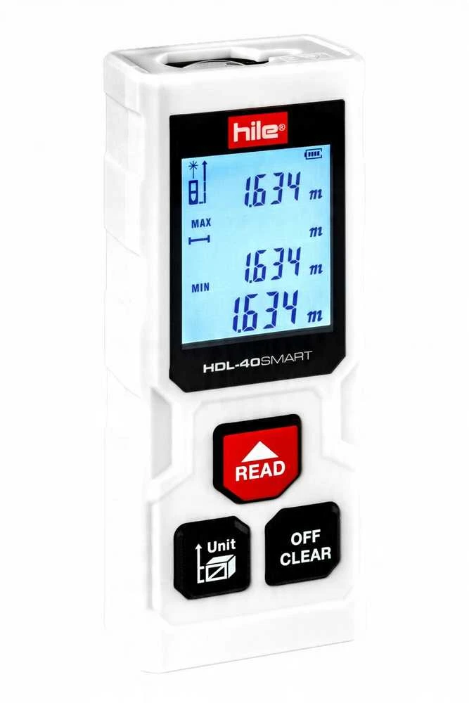 Lazerinis atstumų matuoklis PRO DALMIERZ LASEROWY HILE 40M HDL-40SMART