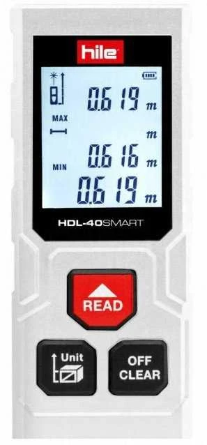 Lazerinis atstumų matuoklis PRO DALMIERZ LASEROWY HILE 40M HDL-40SMART
