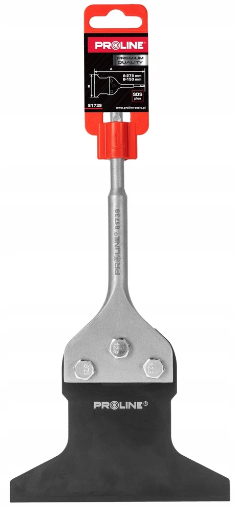 Dłuto SDS Plus kaltas profiliuotų dangų kalimui 150x275 mm proline