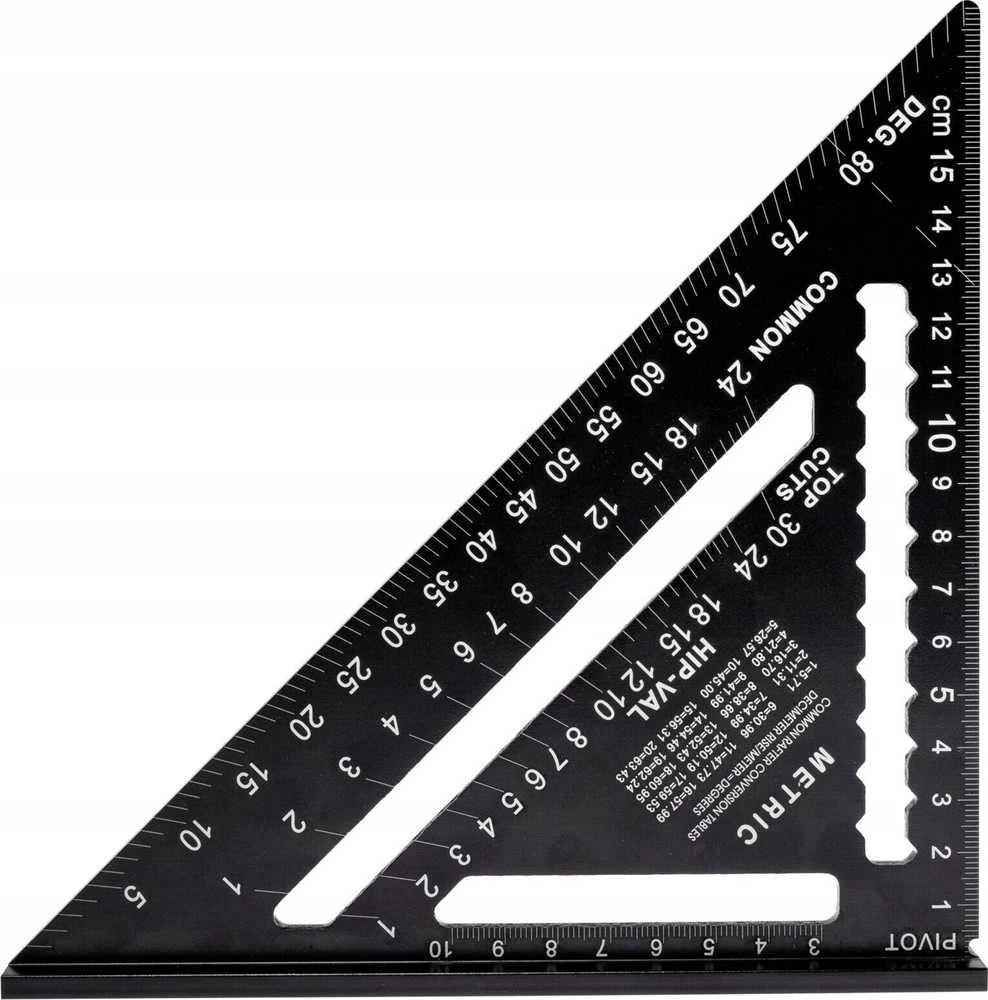 PRO KĄTOWNIK STOLARSKI ALUMINIOWY Z PODSTAWĄ 175 MM (1 SZT)