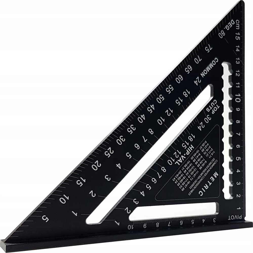 PRO KĄTOWNIK STOLARSKI ALUMINIOWY Z PODSTAWĄ 175 MM (1 SZT)