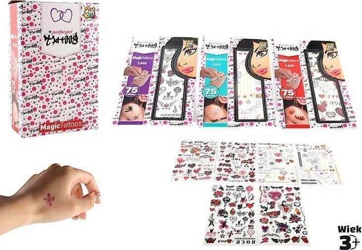 Pro Kids „Pro Eximp“ tatuiruočių lipdukai moterims Nr. 3 /36 07240