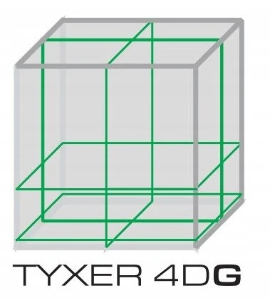 PRO LASER WIELOLINIOWY TYXER 4DG PLUS