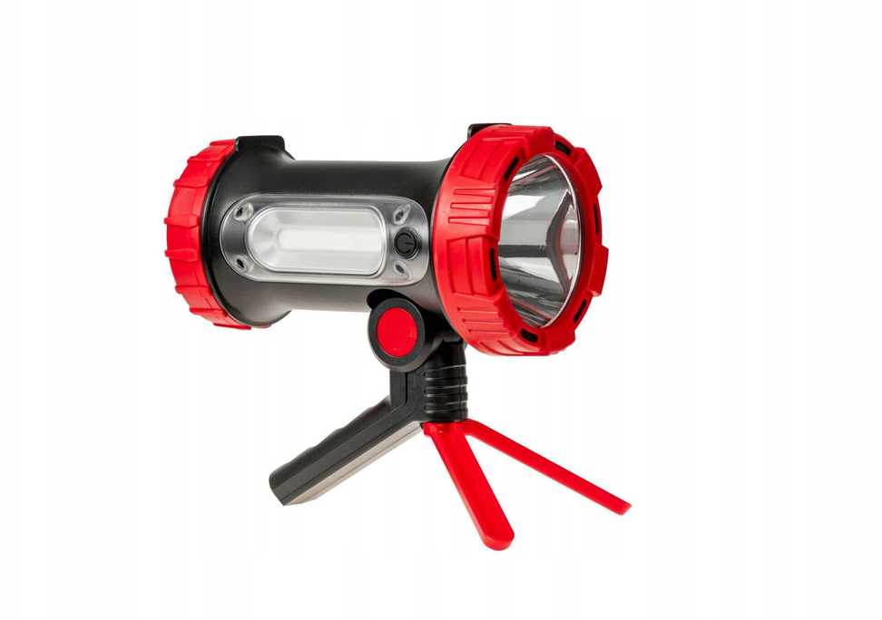PRO LED Žibintuvėlis su baterija ir judančia rankena 350LM+180LM