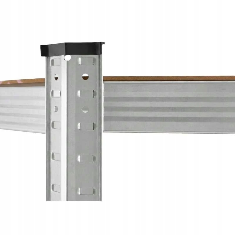 Regał Lentyna Kampinė metalinė presuojama lentyna, 5 vnt., 180x90x90x40x, 175 kg, cinkuota